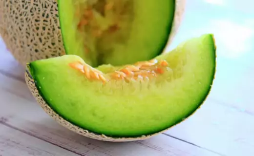 melon is a fruit that starts with m and has health benefits.