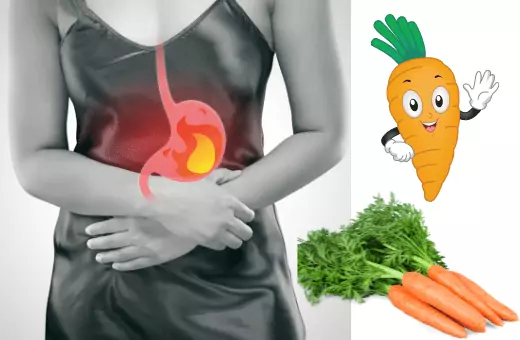 carrots are safe for acid reflux.