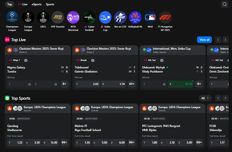 Sports Betting on 1win