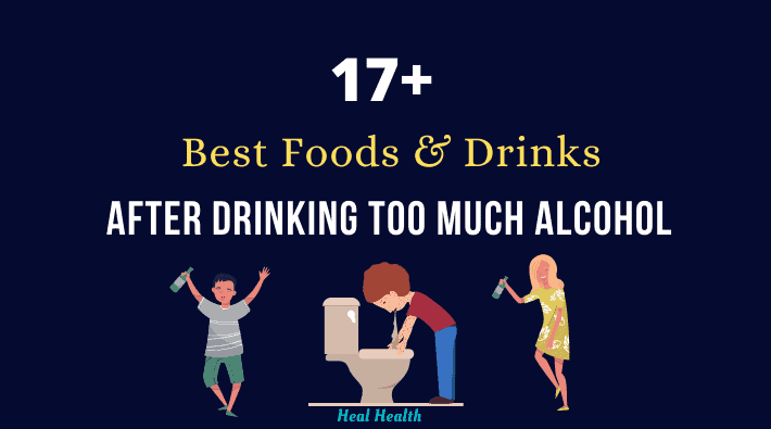 What to eat after drinking too much alcohol