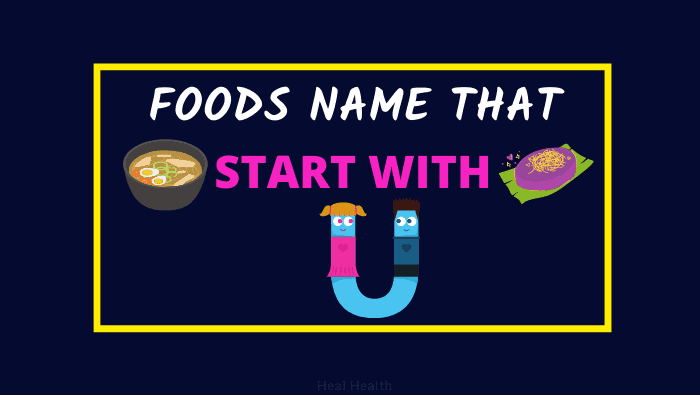 foods beginning with u list
