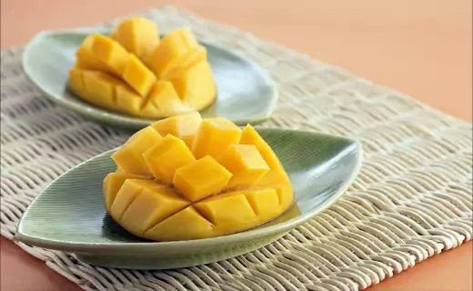 mango is a fruit that begins with m, is very tasty and juicy