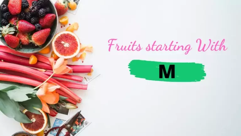 fruits that start with m