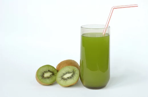 kiwi fruit juice is highly acidic in nature.
