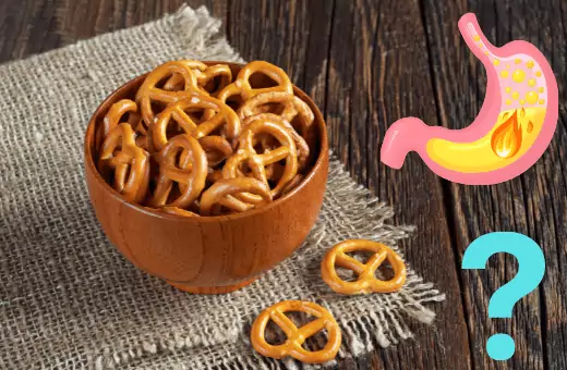 pretzels are alkaline in nature and ok for acid reflux.